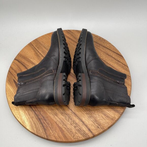Bull Boxer Boots Mens Size 8 Dark Brown Leather Chelsea Preppy City Fashion main image 6